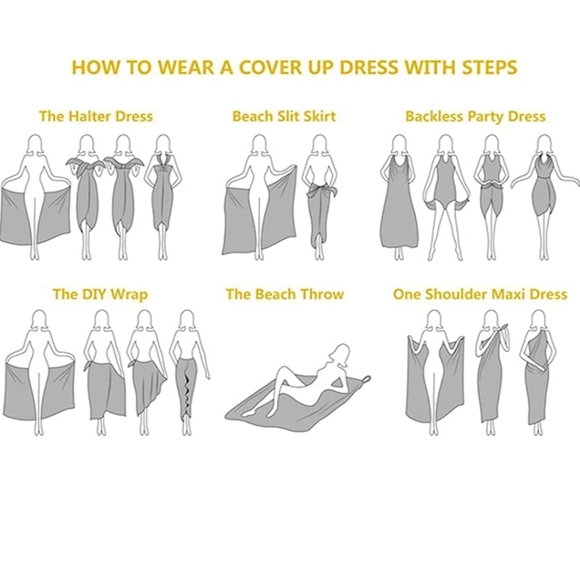 Khaki Maxi Swimsuit Coverup with Strappy Design - Picture 8 of 8